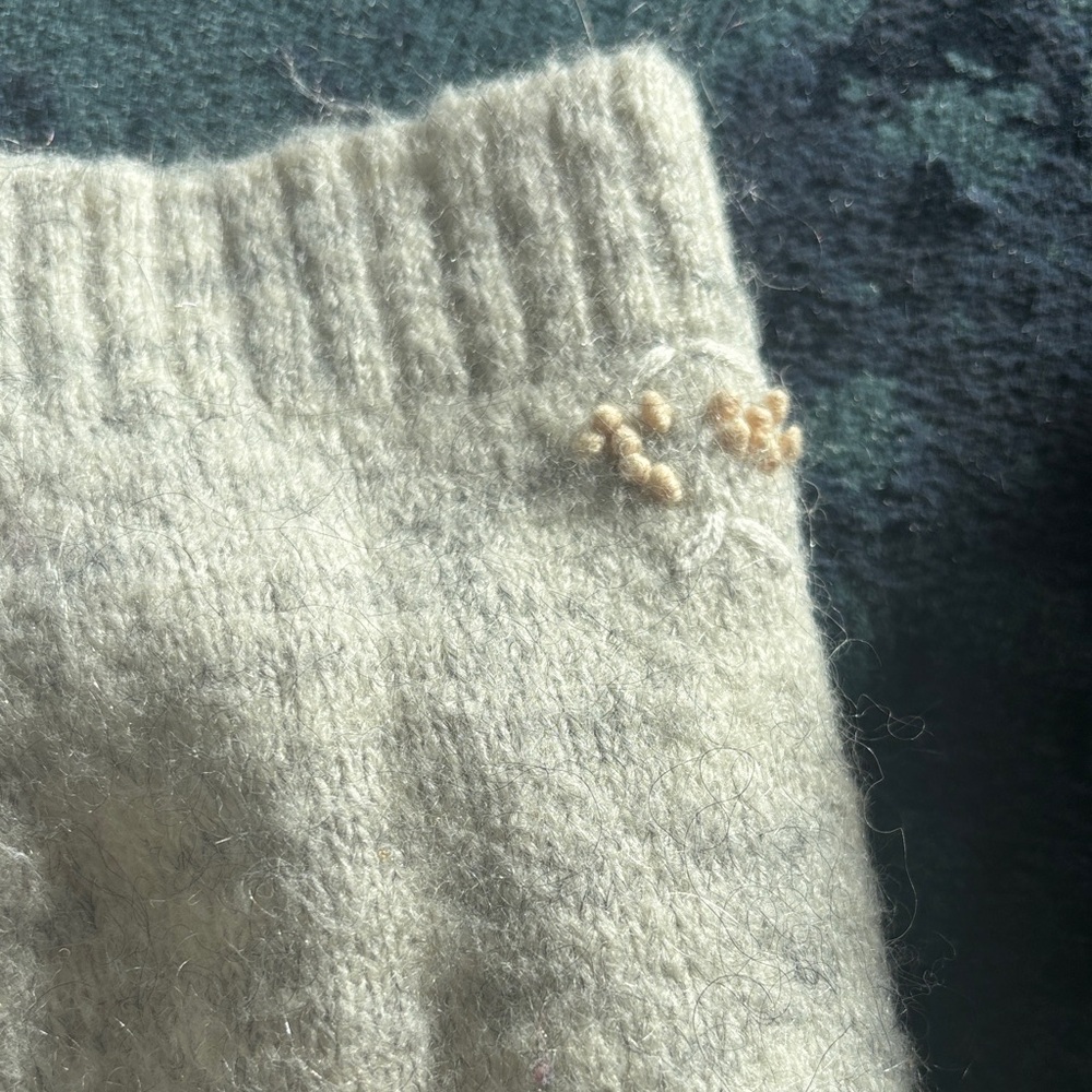 Caslon Gray Floral Embroidered Cardigan - Picture 10 of 11